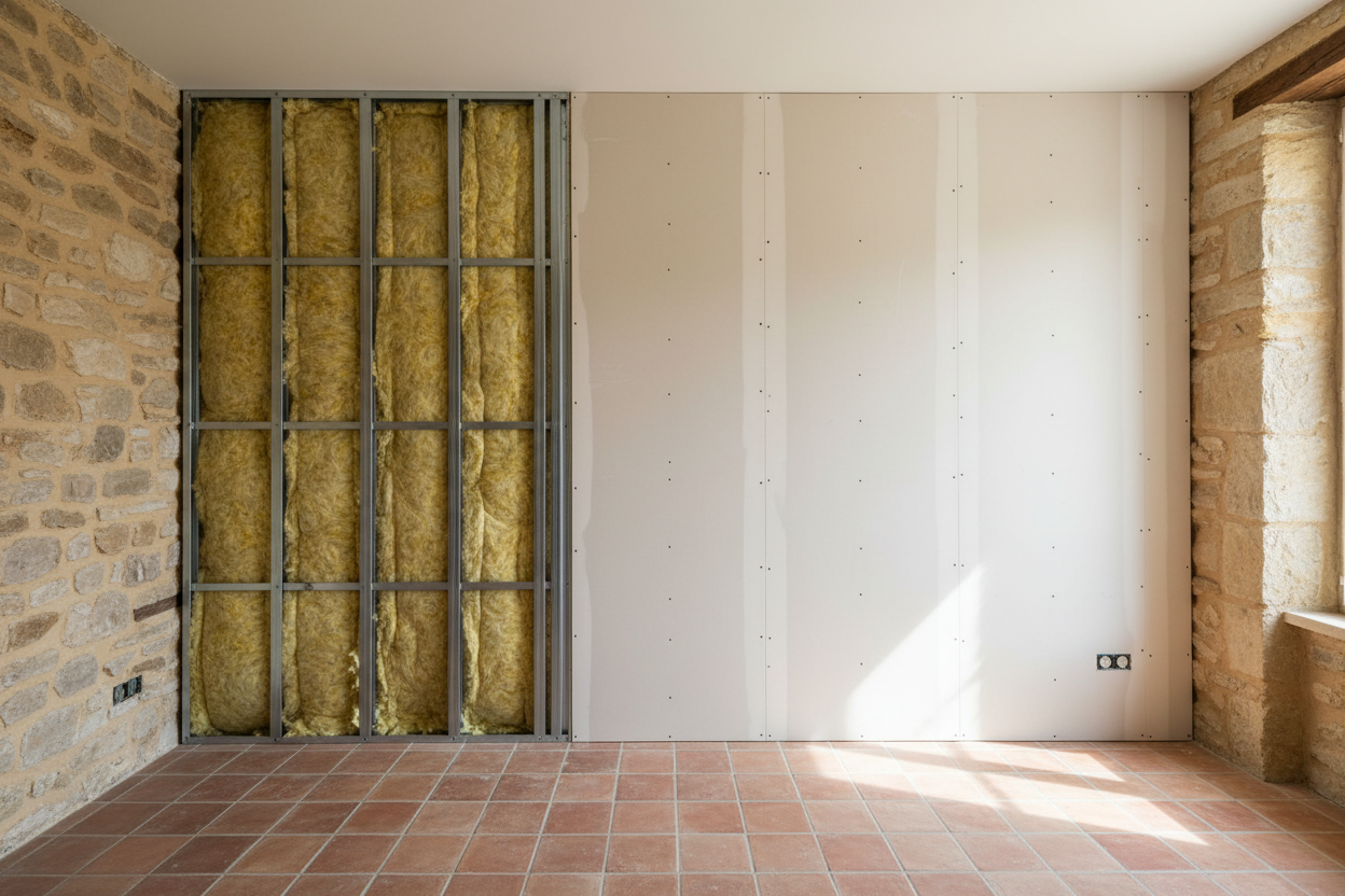 Isolation des murs par l'intérieur à Aix-en-Provence